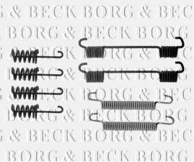 BORG & BECK bbk6190 -  Комплектующие, колодки дискового тормоза